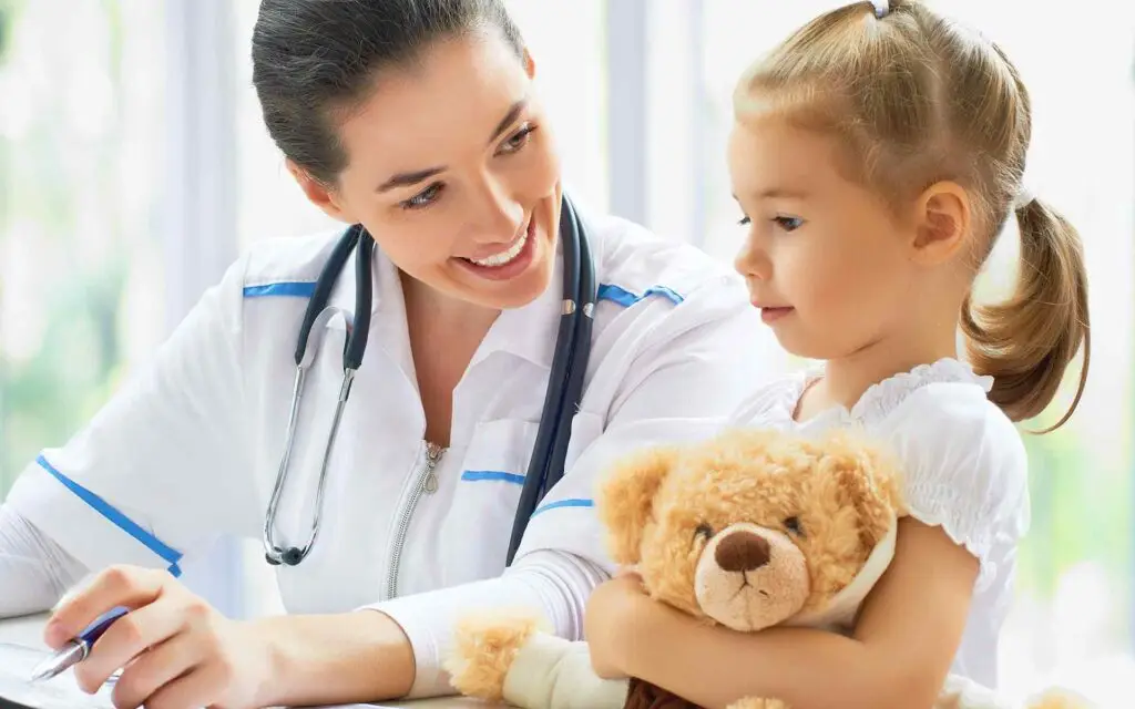 Doctor and Little girl